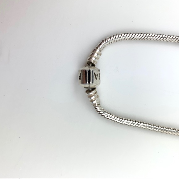 Pandora Heart shaped Pavé Charm Bracelet silver - Picture 6 of 16